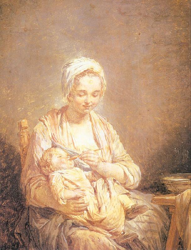 Lepicie, Nicolas Bernard A Mother Feeding her Child china oil painting image